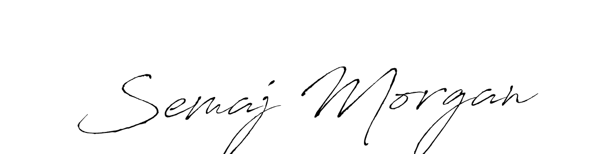 if you are searching for the best signature style for your name Semaj Morgan. so please give up your signature search. here we have designed multiple signature styles  using Antro_Vectra. Semaj Morgan signature style 6 images and pictures png