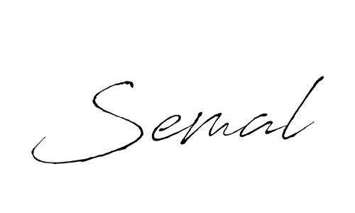 Also we have Semal name is the best signature style. Create professional handwritten signature collection using Antro_Vectra autograph style. Semal signature style 6 images and pictures png