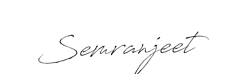 The best way (Antro_Vectra) to make a short signature is to pick only two or three words in your name. The name Semranjeet include a total of six letters. For converting this name. Semranjeet signature style 6 images and pictures png