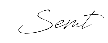 The Antro_Vectra font transforms the name Semt into an executive sign with sharp precision and distinguished character. Semt signature style 6 images and pictures png