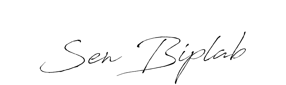 Also we have Sen Biplab name is the best signature style. Create professional handwritten signature collection using Antro_Vectra autograph style. Sen Biplab signature style 6 images and pictures png