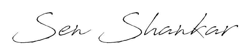 Master the art of signing with Sen Shankar written in fluent Antro_Vectra script. A great template to practice and refine your handwriting. Sen Shankar signature style 6 images and pictures png