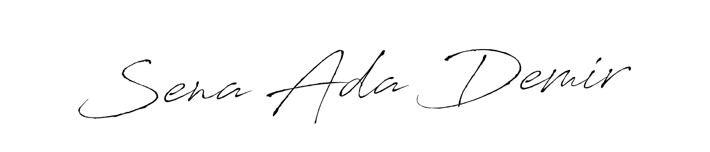 Make a short Sena Ada Demir signature style. Manage your documents anywhere anytime using Antro_Vectra. Create and add eSignatures, submit forms, share and send files easily. Sena Ada Demir signature style 6 images and pictures png