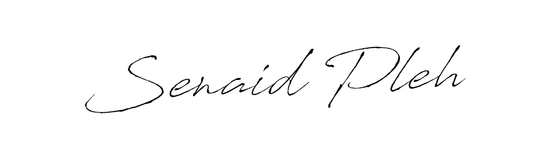 Also we have Senaid Pleh name is the best signature style. Create professional handwritten signature collection using Antro_Vectra autograph style. Senaid Pleh signature style 6 images and pictures png