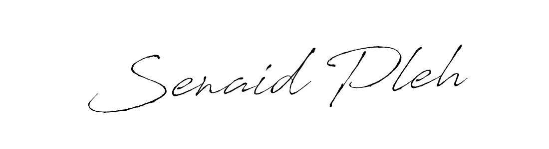 Use a signature maker to create a handwritten signature online. With this signature software, you can design (Antro_Vectra) your own signature for name Senaid Pleh. Senaid Pleh signature style 6 images and pictures png