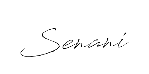 Use a signature maker to create a handwritten signature online. With this signature software, you can design (Antro_Vectra) your own signature for name Senani. Senani signature style 6 images and pictures png