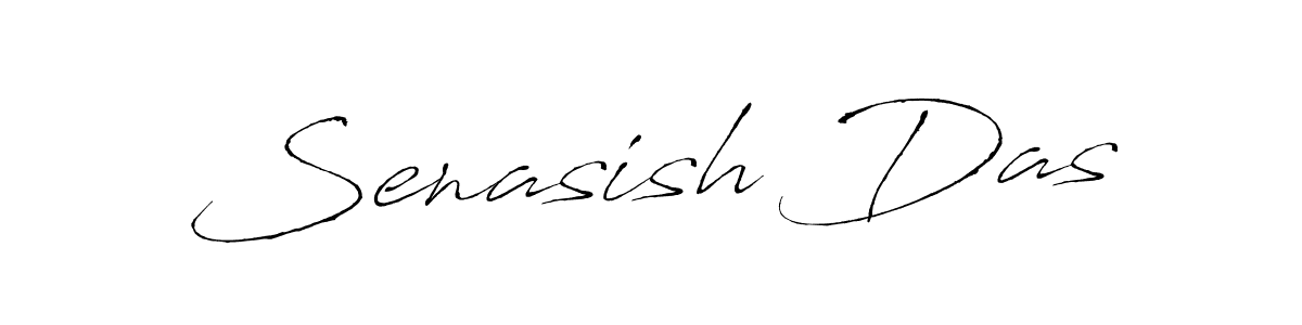 Senasish Das stylish signature style. Best Handwritten Sign (Antro_Vectra) for my name. Handwritten Signature Collection Ideas for my name Senasish Das. Senasish Das signature style 6 images and pictures png