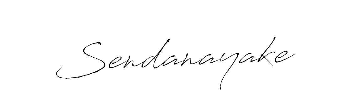 Sendanayake stylish signature style. Best Handwritten Sign (Antro_Vectra) for my name. Handwritten Signature Collection Ideas for my name Sendanayake. Sendanayake signature style 6 images and pictures png