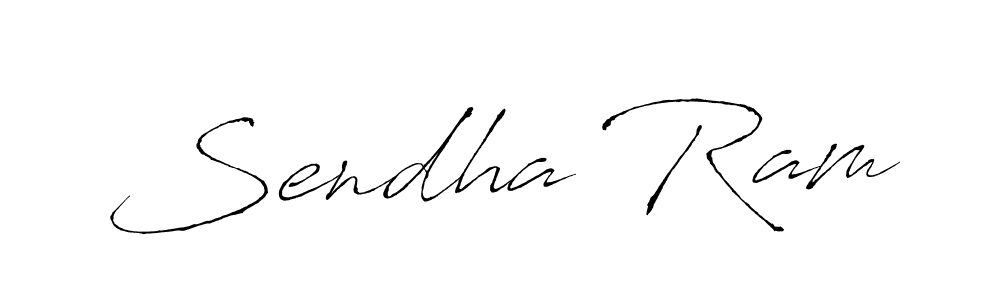 How to make Sendha Ram name signature. Use Antro_Vectra style for creating short signs online. This is the latest handwritten sign. Sendha Ram signature style 6 images and pictures png