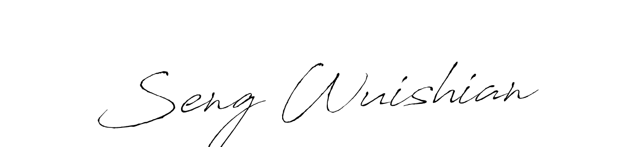 Make a beautiful signature design for name Seng Wuishian. Use this online signature maker to create a handwritten signature for free. Seng Wuishian signature style 6 images and pictures png