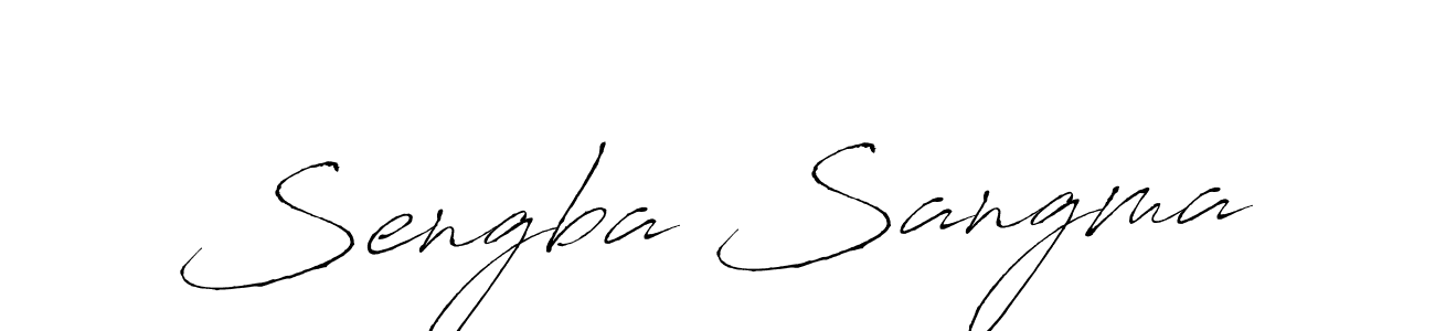 Antro_Vectra is a professional signature style that is perfect for those who want to add a touch of class to their signature. It is also a great choice for those who want to make their signature more unique. Get Sengba Sangma name to fancy signature for free. Sengba Sangma signature style 6 images and pictures png