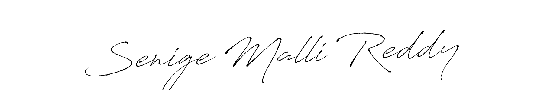 Make a beautiful signature design for name Senige Malli Reddy. Use this online signature maker to create a handwritten signature for free. Senige Malli Reddy signature style 6 images and pictures png