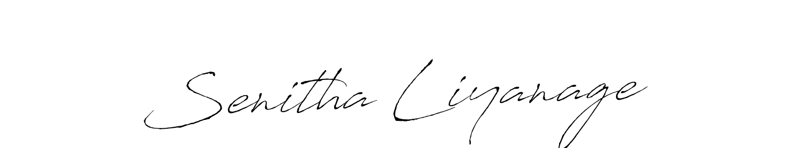 Antro_Vectra is a professional signature style that is perfect for those who want to add a touch of class to their signature. It is also a great choice for those who want to make their signature more unique. Get Senitha Liyanage name to fancy signature for free. Senitha Liyanage signature style 6 images and pictures png