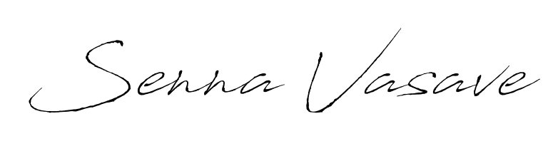 Make a beautiful signature design for name Senna Vasave. Use this online signature maker to create a handwritten signature for free. Senna Vasave signature style 6 images and pictures png