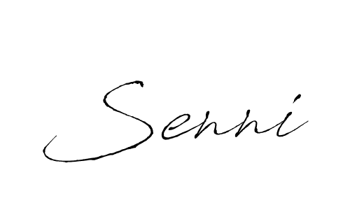 The best way (Antro_Vectra) to make a short signature is to pick only two or three words in your name. The name Senni include a total of six letters. For converting this name. Senni signature style 6 images and pictures png