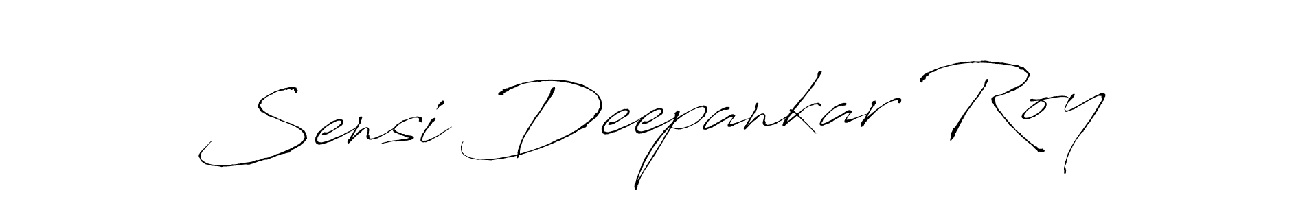 It looks lik you need a new signature style for name Sensi Deepankar Roy. Design unique handwritten (Antro_Vectra) signature with our free signature maker in just a few clicks. Sensi Deepankar Roy signature style 6 images and pictures png