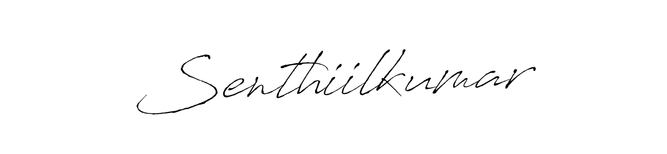 How to make Senthiilkumar name signature. Use Antro_Vectra style for creating short signs online. This is the latest handwritten sign. Senthiilkumar signature style 6 images and pictures png