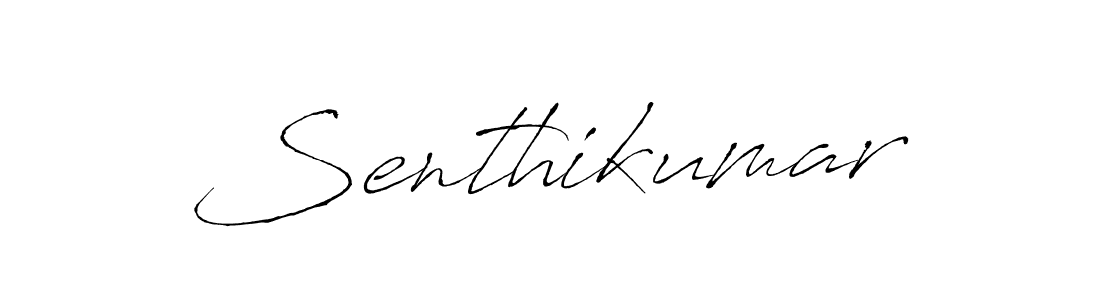 How to make Senthikumar signature? Antro_Vectra is a professional autograph style. Create handwritten signature for Senthikumar name. Senthikumar signature style 6 images and pictures png