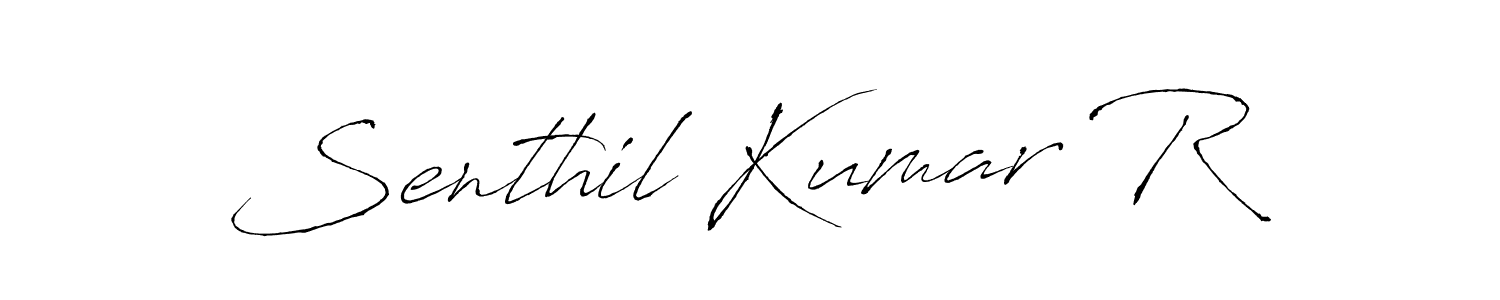 It looks lik you need a new signature style for name Senthil Kumar R. Design unique handwritten (Antro_Vectra) signature with our free signature maker in just a few clicks. Senthil Kumar R signature style 6 images and pictures png