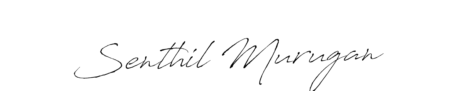 Create a beautiful signature design for name Senthil Murugan. With this signature (Antro_Vectra) fonts, you can make a handwritten signature for free. Senthil Murugan signature style 6 images and pictures png