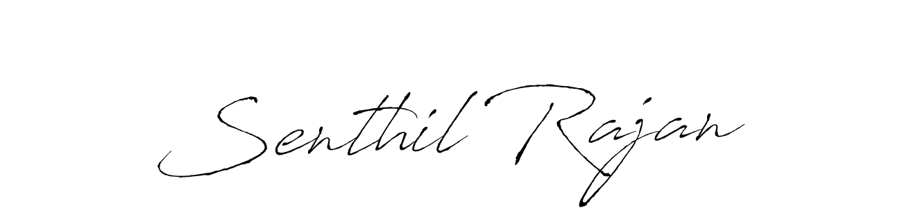 Senthil Rajan stylish signature style. Best Handwritten Sign (Antro_Vectra) for my name. Handwritten Signature Collection Ideas for my name Senthil Rajan. Senthil Rajan signature style 6 images and pictures png