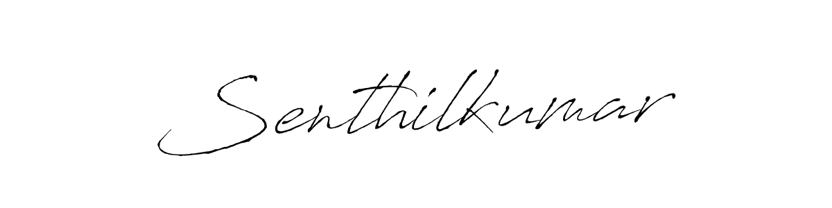 This is the best signature style for the Senthilkumar name. Also you like these signature font (Antro_Vectra). Mix name signature. Senthilkumar signature style 6 images and pictures png