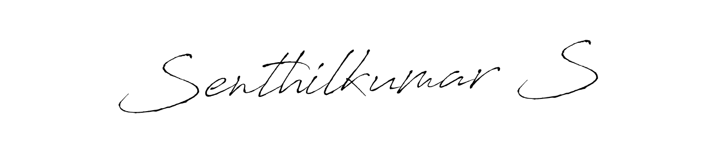 How to Draw Senthilkumar S signature style? Antro_Vectra is a latest design signature styles for name Senthilkumar S. Senthilkumar S signature style 6 images and pictures png