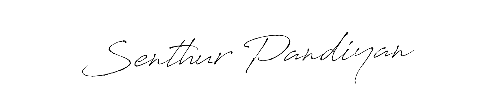 How to make Senthur Pandiyan signature? Antro_Vectra is a professional autograph style. Create handwritten signature for Senthur Pandiyan name. Senthur Pandiyan signature style 6 images and pictures png