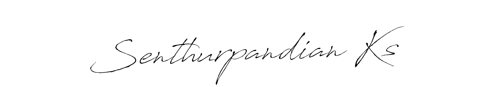 Also we have Senthurpandian Ks name is the best signature style. Create professional handwritten signature collection using Antro_Vectra autograph style. Senthurpandian Ks signature style 6 images and pictures png