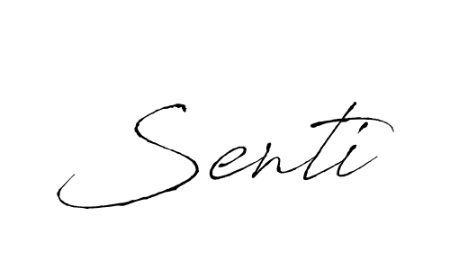 Once you've used our free online signature maker to create your best signature Antro_Vectra style, it's time to enjoy all of the benefits that Senti name signing documents. Senti signature style 6 images and pictures png