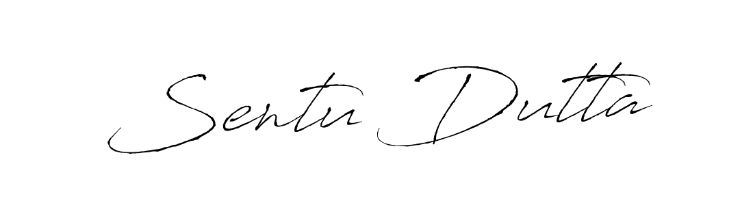 How to make Sentu Dutta signature? Antro_Vectra is a professional autograph style. Create handwritten signature for Sentu Dutta name. Sentu Dutta signature style 6 images and pictures png