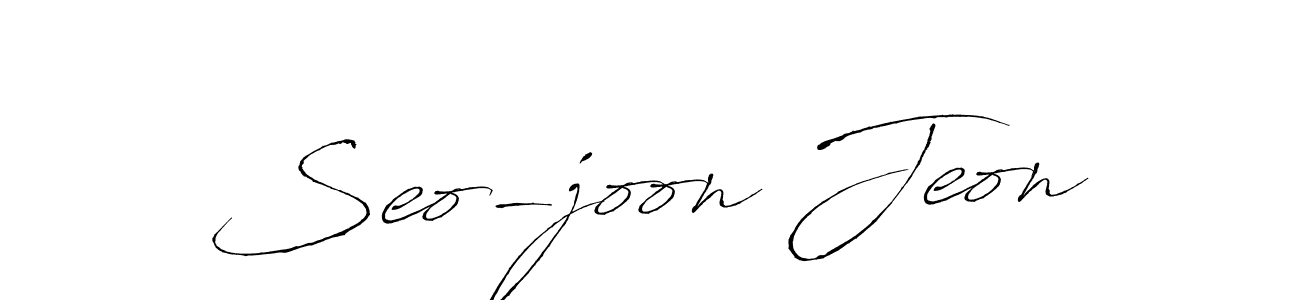 Also we have Seo-joon Jeon name is the best signature style. Create professional handwritten signature collection using Antro_Vectra autograph style. Seo-joon Jeon signature style 6 images and pictures png