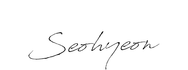 Create a beautiful signature design for name Seohyeon. With this signature (Antro_Vectra) fonts, you can make a handwritten signature for free. Seohyeon signature style 6 images and pictures png