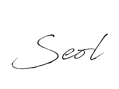 Create a beautiful signature design for name Seol. With this signature (Antro_Vectra) fonts, you can make a handwritten signature for free. Seol signature style 6 images and pictures png