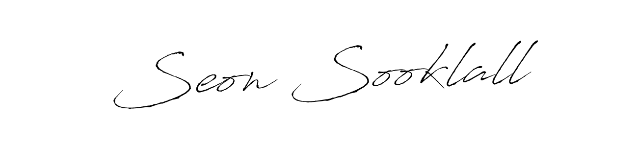 The best way (Antro_Vectra) to make a short signature is to pick only two or three words in your name. The name Seon Sooklall include a total of six letters. For converting this name. Seon Sooklall signature style 6 images and pictures png