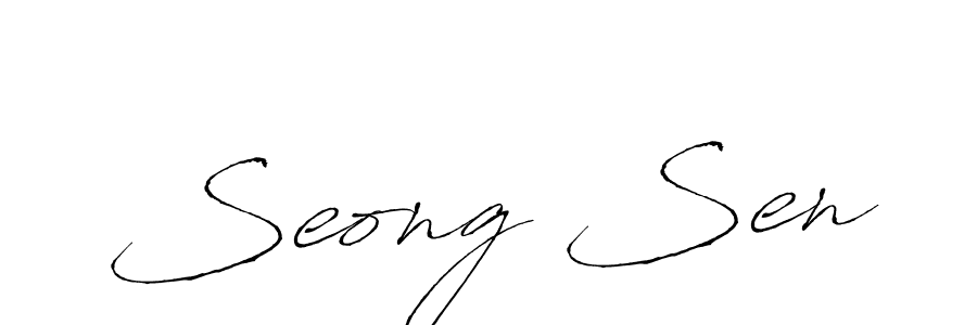 Make a beautiful signature design for name Seong Sen. Use this online signature maker to create a handwritten signature for free. Seong Sen signature style 6 images and pictures png