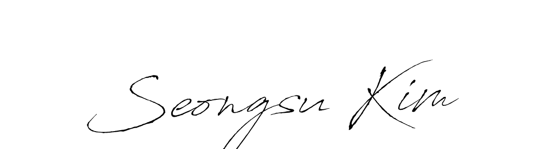 This is the best signature style for the Seongsu Kim name. Also you like these signature font (Antro_Vectra). Mix name signature. Seongsu Kim signature style 6 images and pictures png