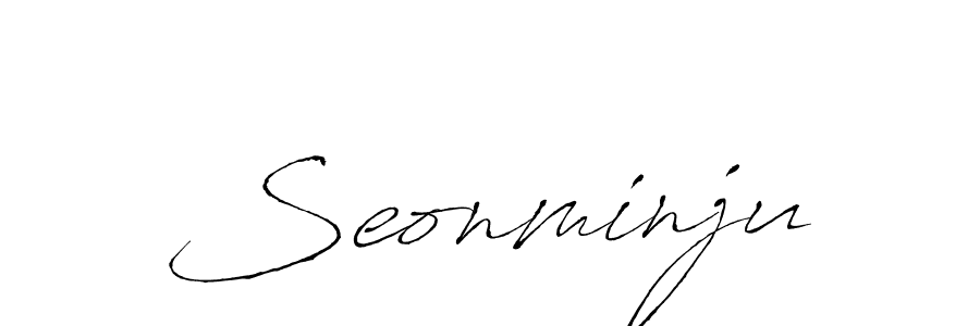 How to Draw Seonminju signature style? Antro_Vectra is a latest design signature styles for name Seonminju. Seonminju signature style 6 images and pictures png