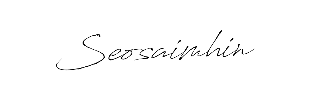 It looks lik you need a new signature style for name Seosaimhin. Design unique handwritten (Antro_Vectra) signature with our free signature maker in just a few clicks. Seosaimhin signature style 6 images and pictures png