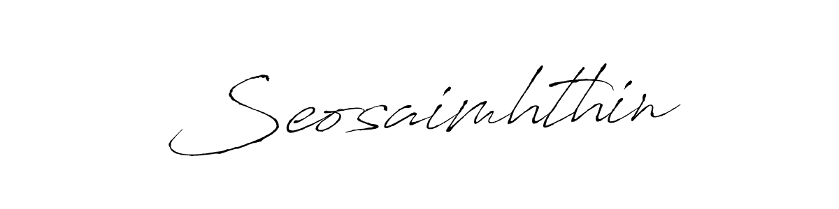 This is the best signature style for the Seosaimhthin name. Also you like these signature font (Antro_Vectra). Mix name signature. Seosaimhthin signature style 6 images and pictures png