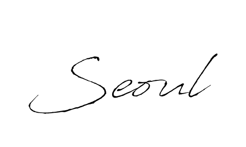 How to Draw Seoul signature style? Antro_Vectra is a latest design signature styles for name Seoul. Seoul signature style 6 images and pictures png