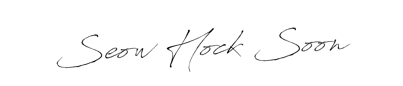 Seow Hock Soon stylish signature style. Best Handwritten Sign (Antro_Vectra) for my name. Handwritten Signature Collection Ideas for my name Seow Hock Soon. Seow Hock Soon signature style 6 images and pictures png