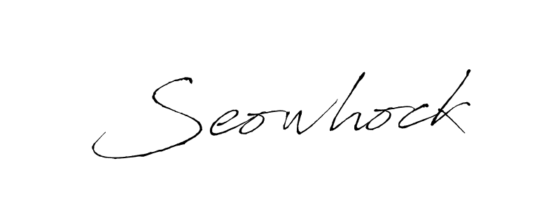 if you are searching for the best signature style for your name Seowhock. so please give up your signature search. here we have designed multiple signature styles  using Antro_Vectra. Seowhock signature style 6 images and pictures png