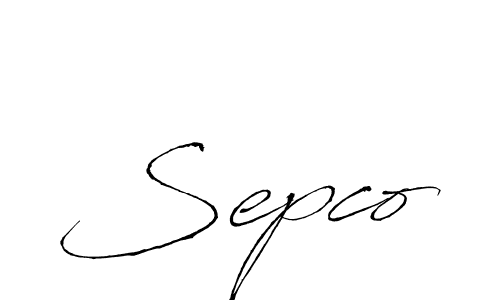 Once you've used our free online signature maker to create your best signature Antro_Vectra style, it's time to enjoy all of the benefits that Sepco name signing documents. Sepco signature style 6 images and pictures png