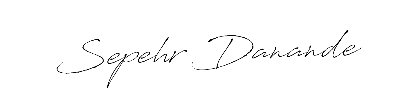 How to make Sepehr Danande signature? Antro_Vectra is a professional autograph style. Create handwritten signature for Sepehr Danande name. Sepehr Danande signature style 6 images and pictures png