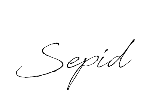 How to make Sepid signature? Antro_Vectra is a professional autograph style. Create handwritten signature for Sepid name. Sepid signature style 6 images and pictures png