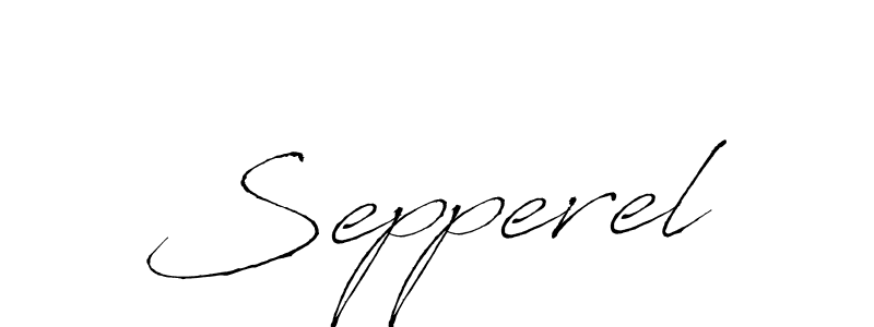 Use a signature maker to create a handwritten signature online. With this signature software, you can design (Antro_Vectra) your own signature for name Sepperel. Sepperel signature style 6 images and pictures png