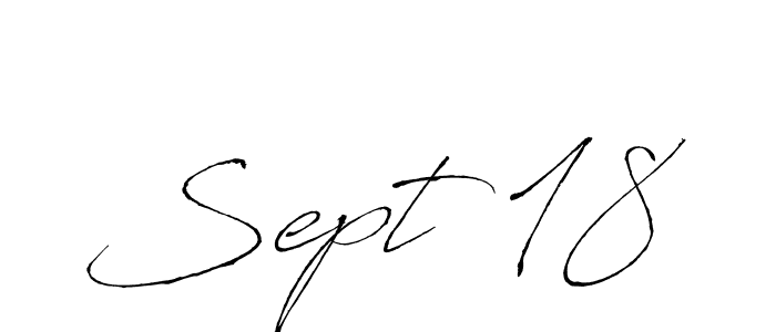 Make a beautiful signature design for name Sept 18. With this signature (Antro_Vectra) style, you can create a handwritten signature for free. Sept 18 signature style 6 images and pictures png