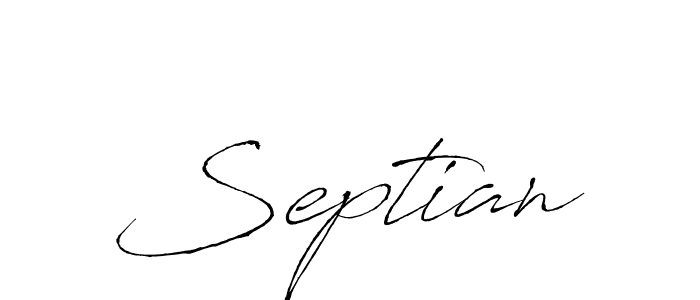 Antro_Vectra is a professional signature style that is perfect for those who want to add a touch of class to their signature. It is also a great choice for those who want to make their signature more unique. Get Septian name to fancy signature for free. Septian signature style 6 images and pictures png