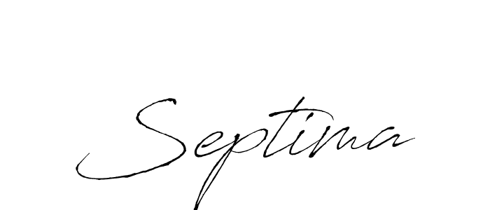 Also we have Septima name is the best signature style. Create professional handwritten signature collection using Antro_Vectra autograph style. Septima signature style 6 images and pictures png